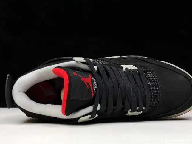 Cheap LUCY 308497-060 RETRO BLACK CEMENT JORDAN 4 0504